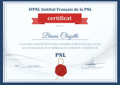 Certificat PNL